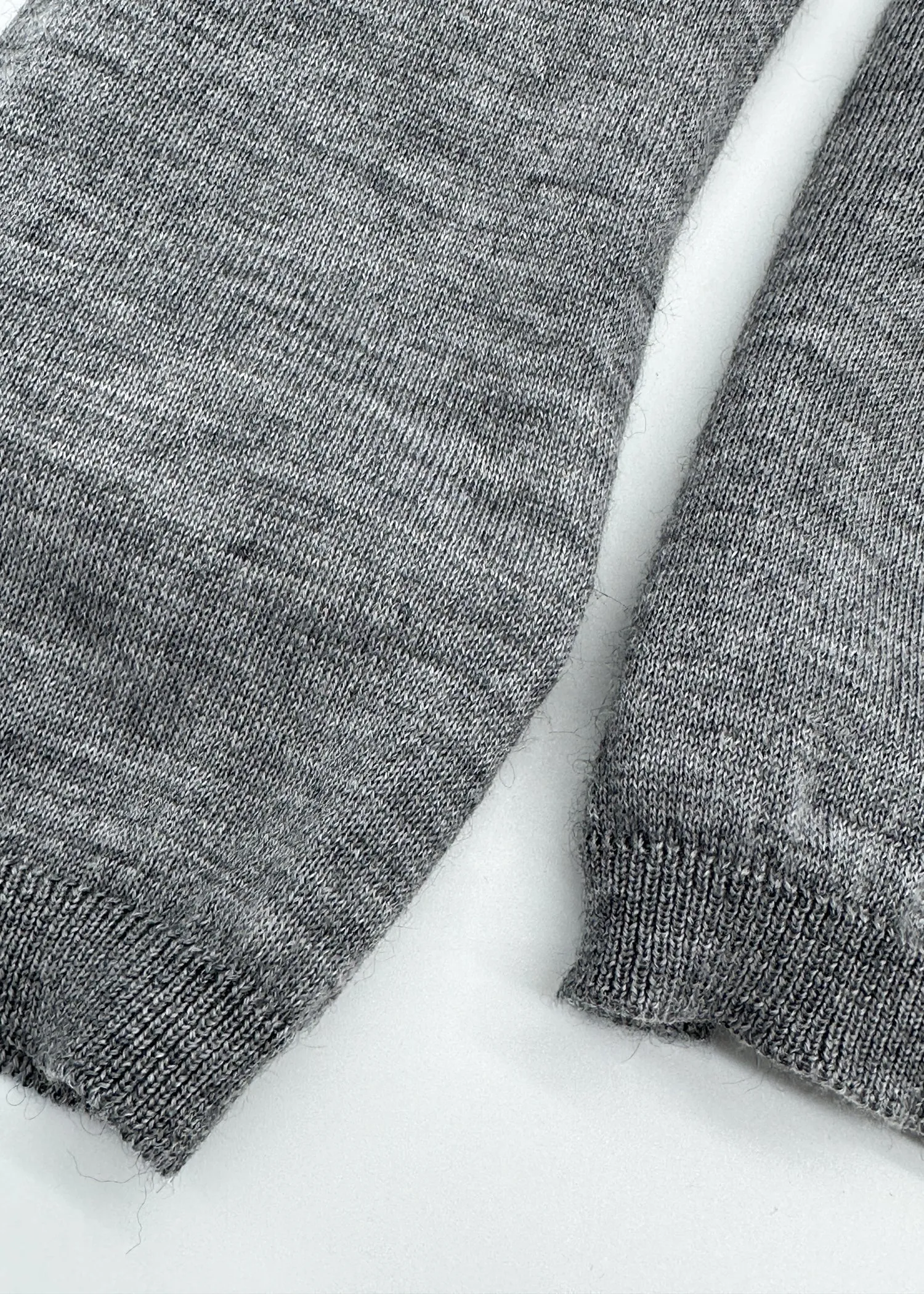 Agyness Turtleneck in Gray Cashmere & Silk