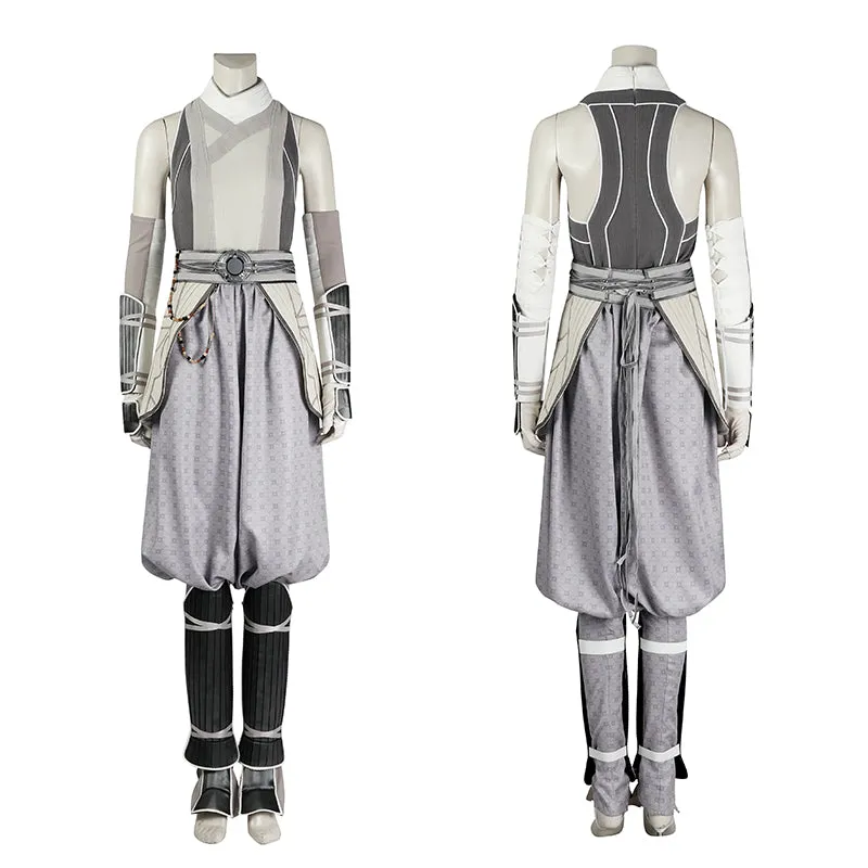 Ahsoka Season 1 Cosplay Star Wars Ahsoka Tano White Suit Costume Halloween Outfit