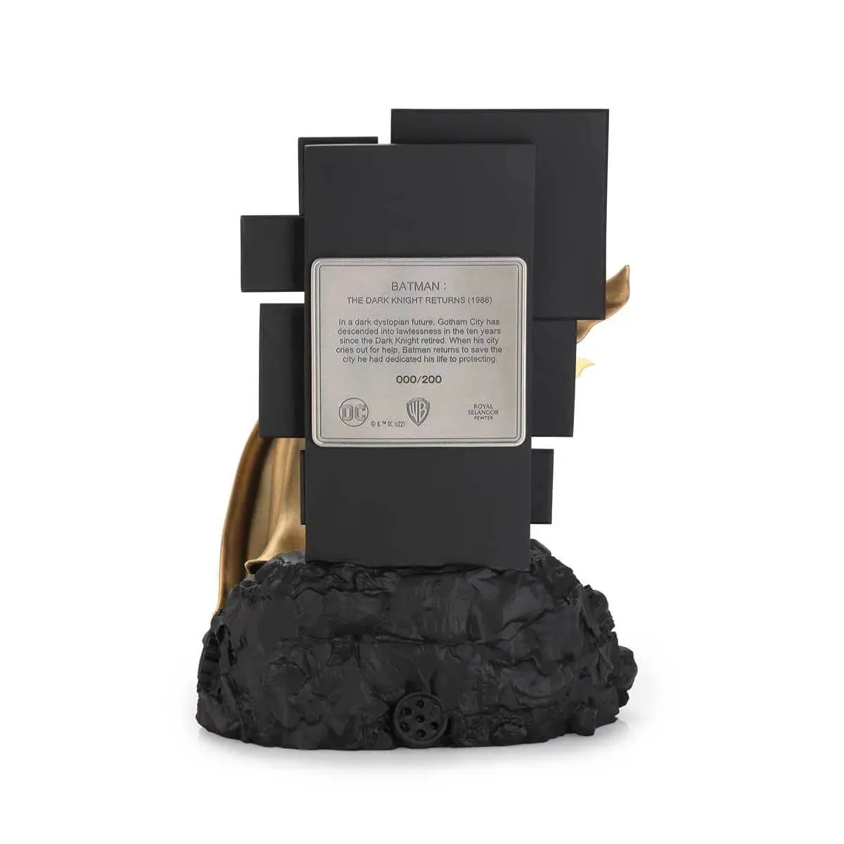 Batman The Dark Knight Returns Limited Edition Gild Figurine by Royal Selangor