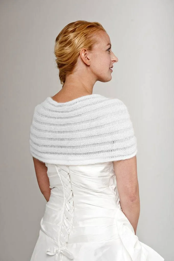 Braut Cape Strickanleitung in wenigen Stunden gestrickt ihr Brautaccessoire