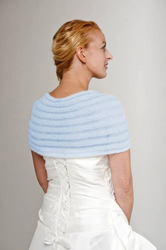 Braut Cape Strickanleitung in wenigen Stunden gestrickt ihr Brautaccessoire