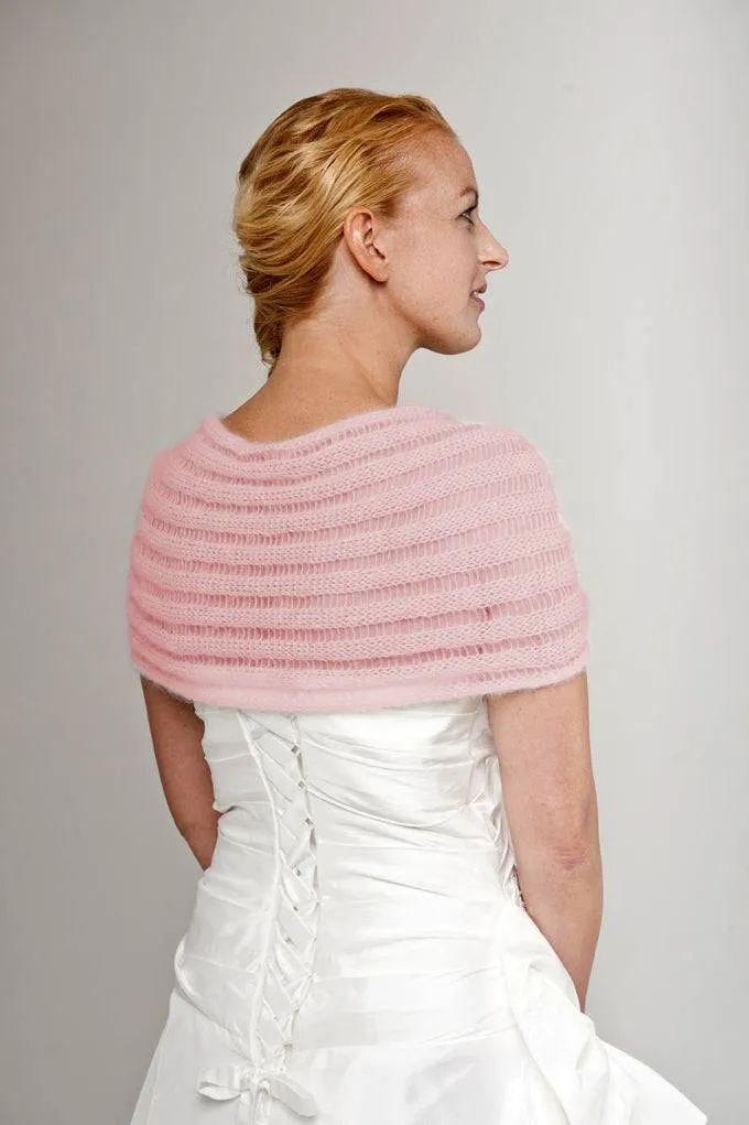 Braut Cape Strickanleitung in wenigen Stunden gestrickt ihr Brautaccessoire