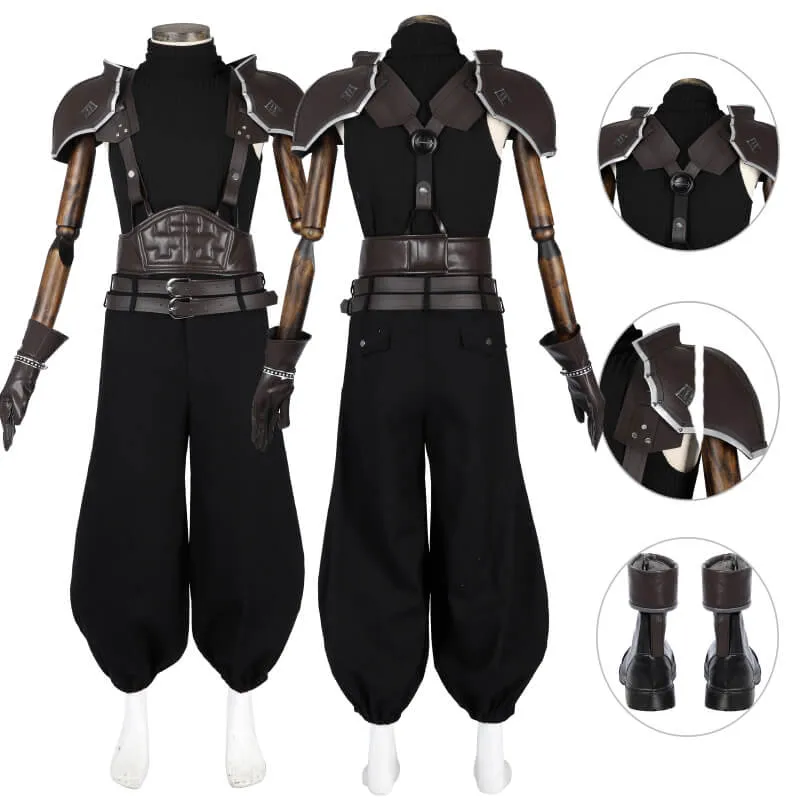 Cloud FF Cosplay Outfit FF7 Remake Cloud Strife Cosplay Costume Halloween Suit