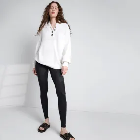 Cozy Cotton Silk Pocket Henley
