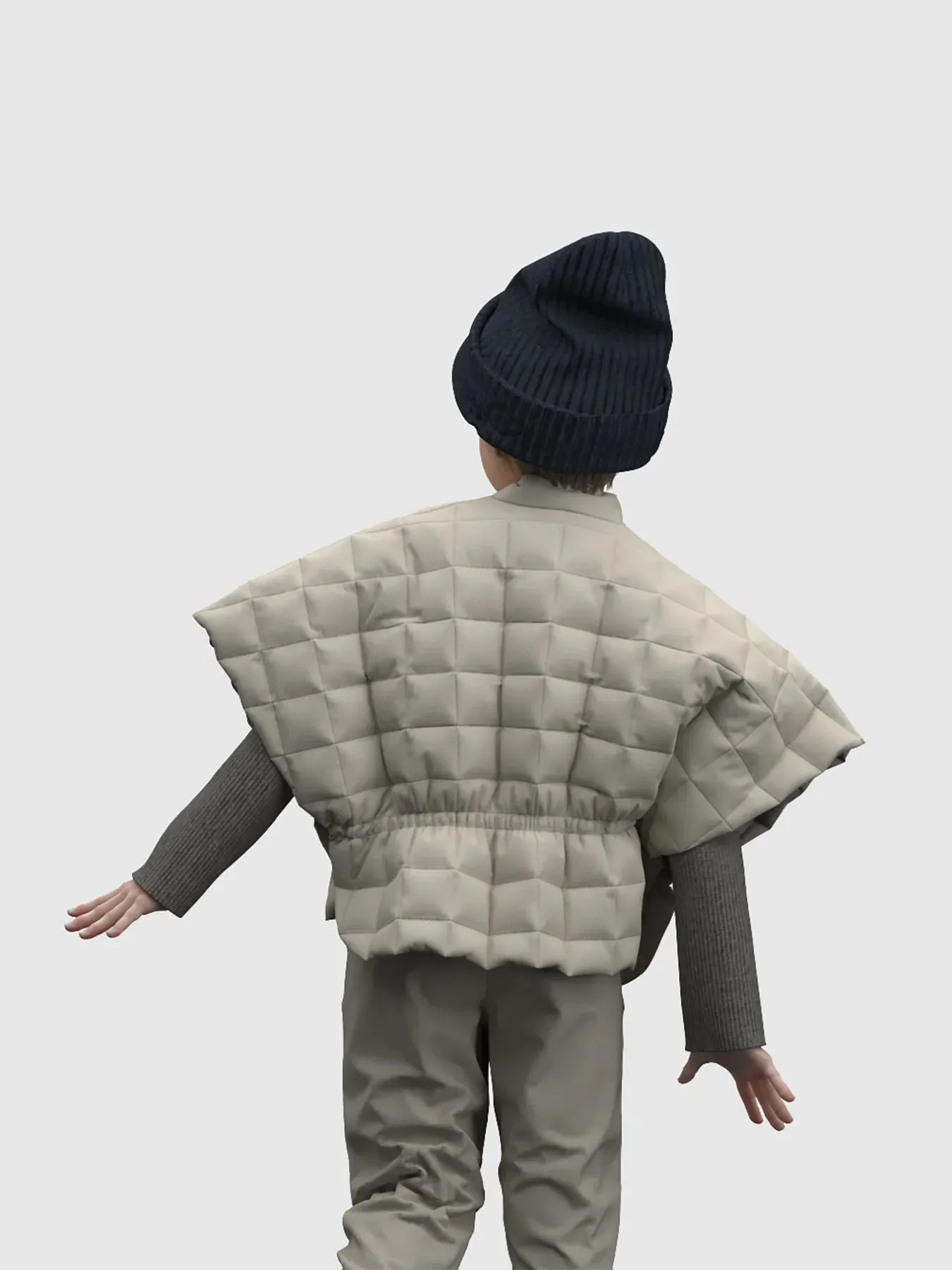 Drawstring Vest by The Assembly Line
