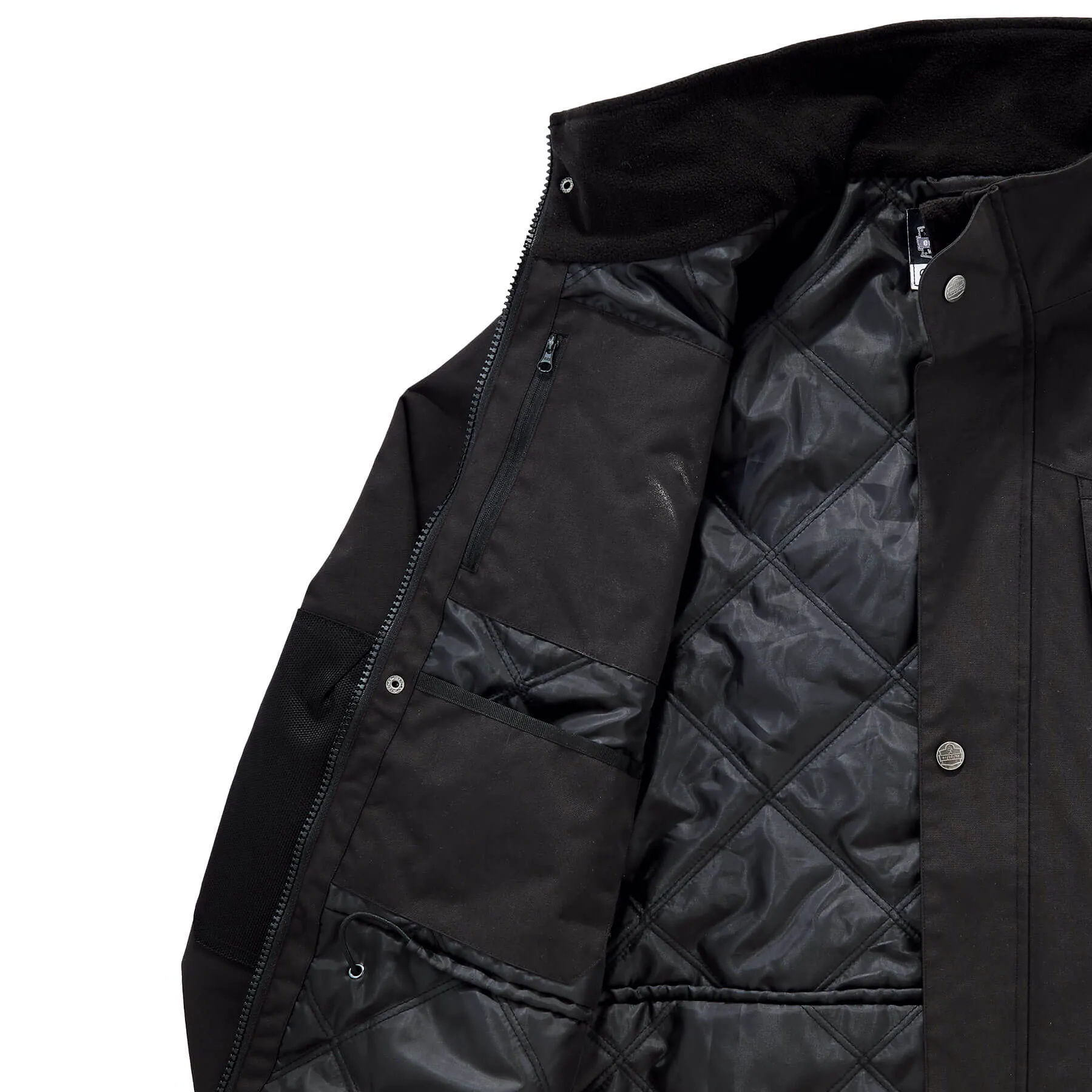Ergodyne 41114 N-Ferno 6466 Thermal Jacket, Large, Black