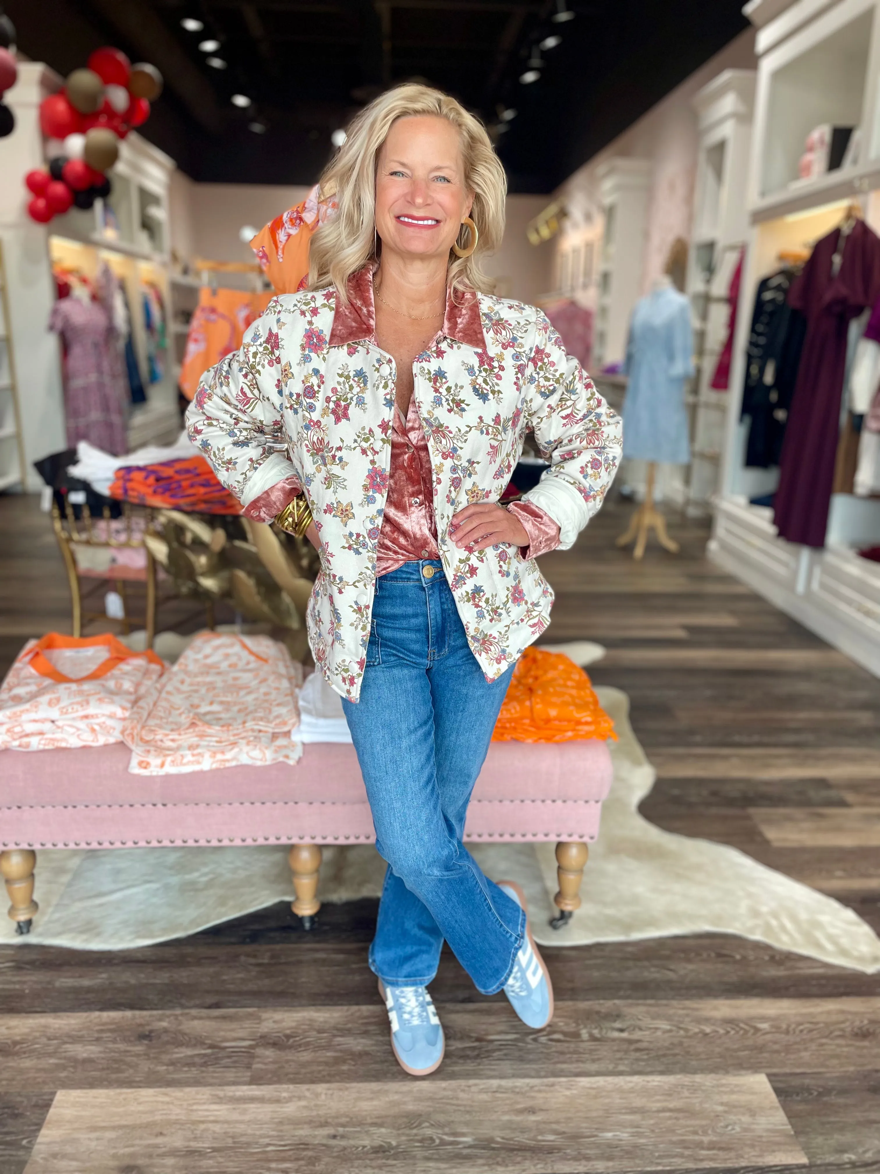 Floral Quilted Jacket