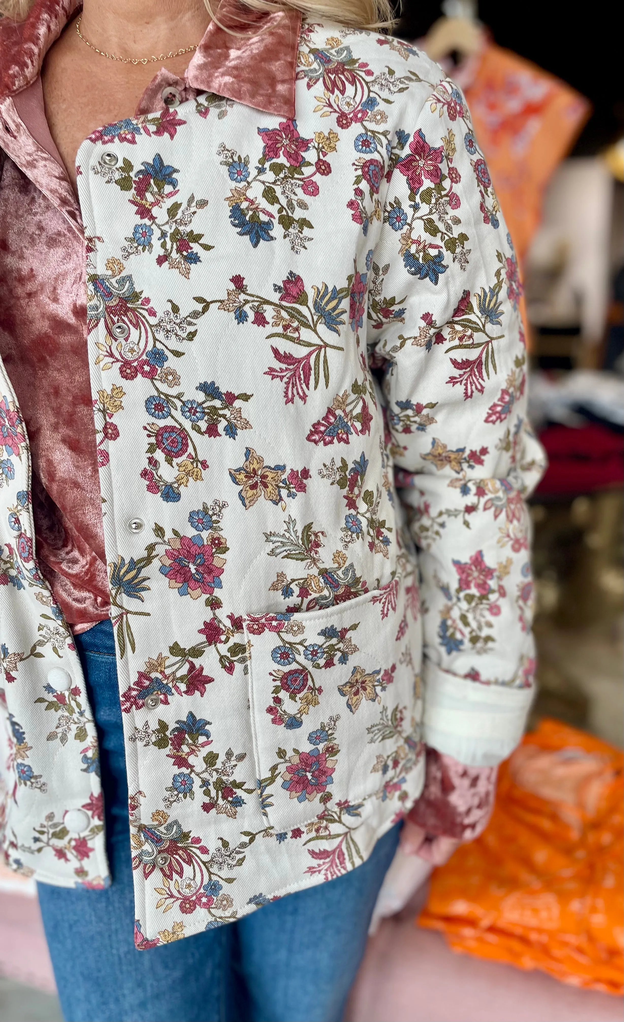 Floral Quilted Jacket