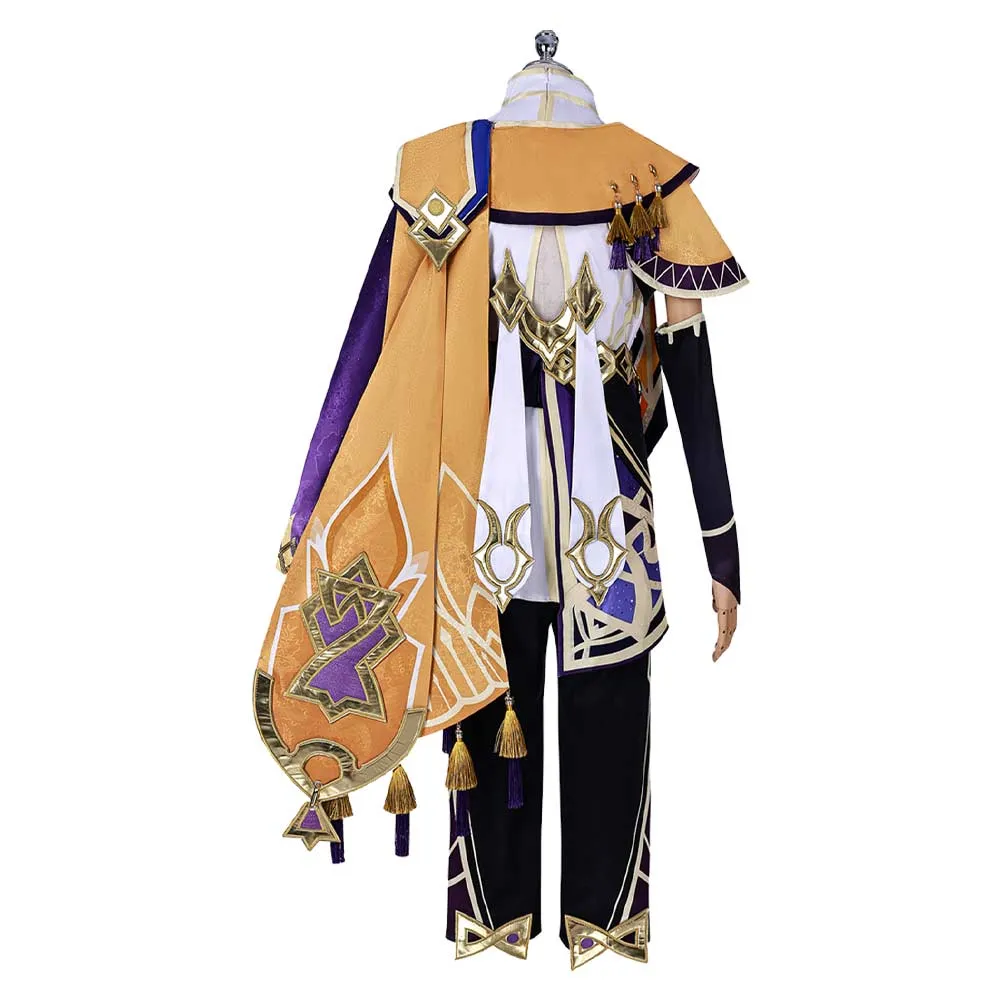 Genshin Impact Sethos Orange Outfit Party Carnival Halloween Cosplay Costume