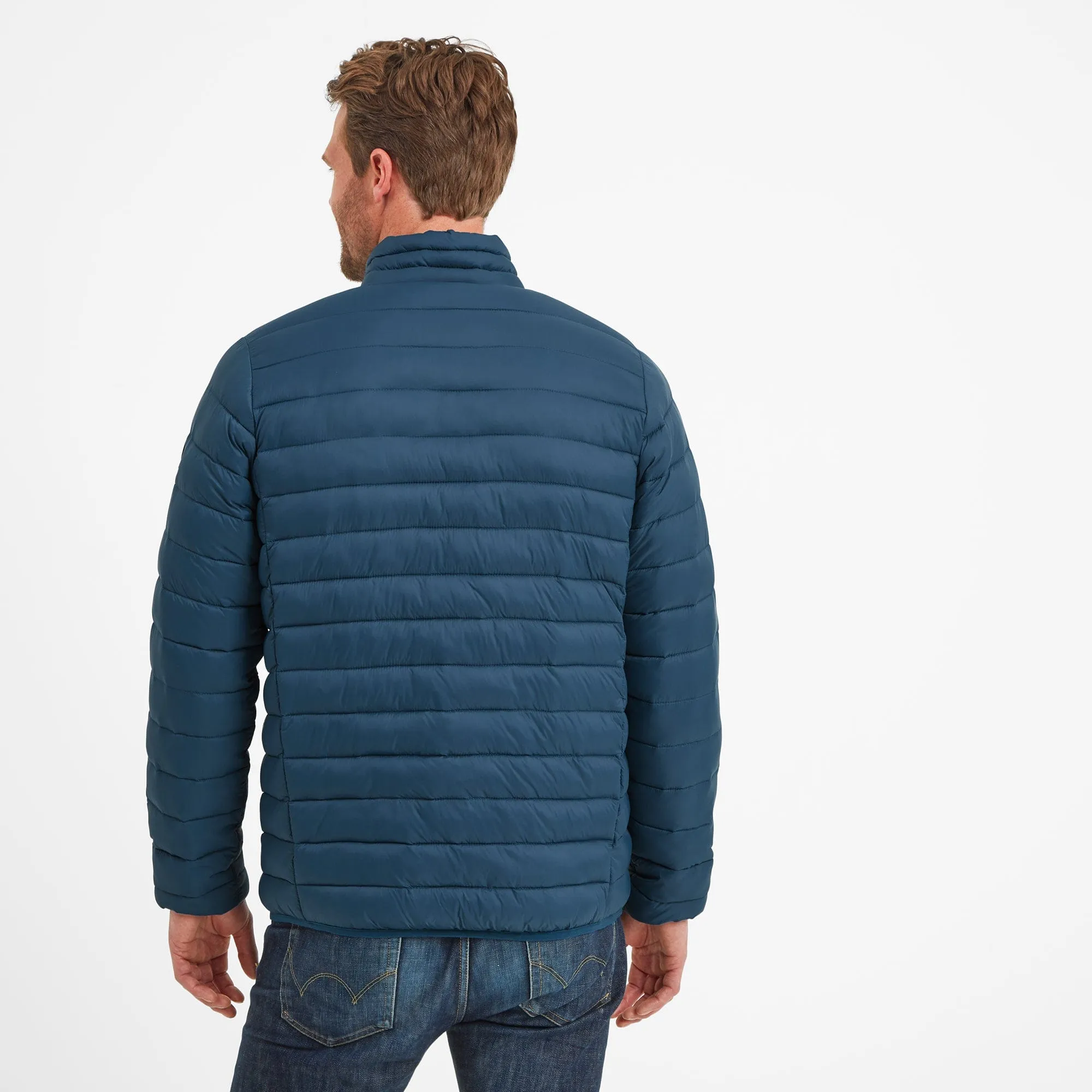 Gibson Mens Insulated Padded Jacket - Lagoon Blue