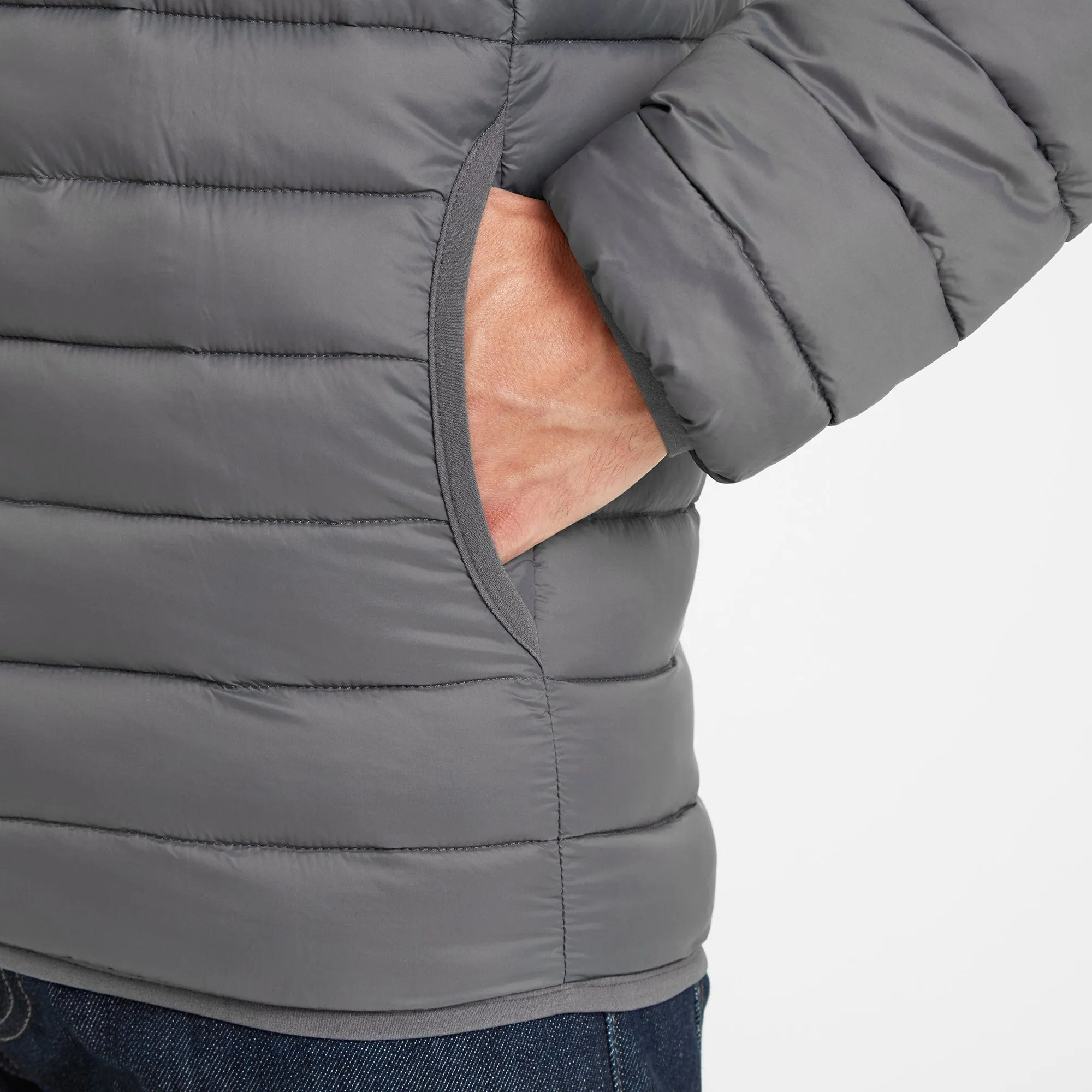 Gibson Mens Insulated Padded Jacket - Steel