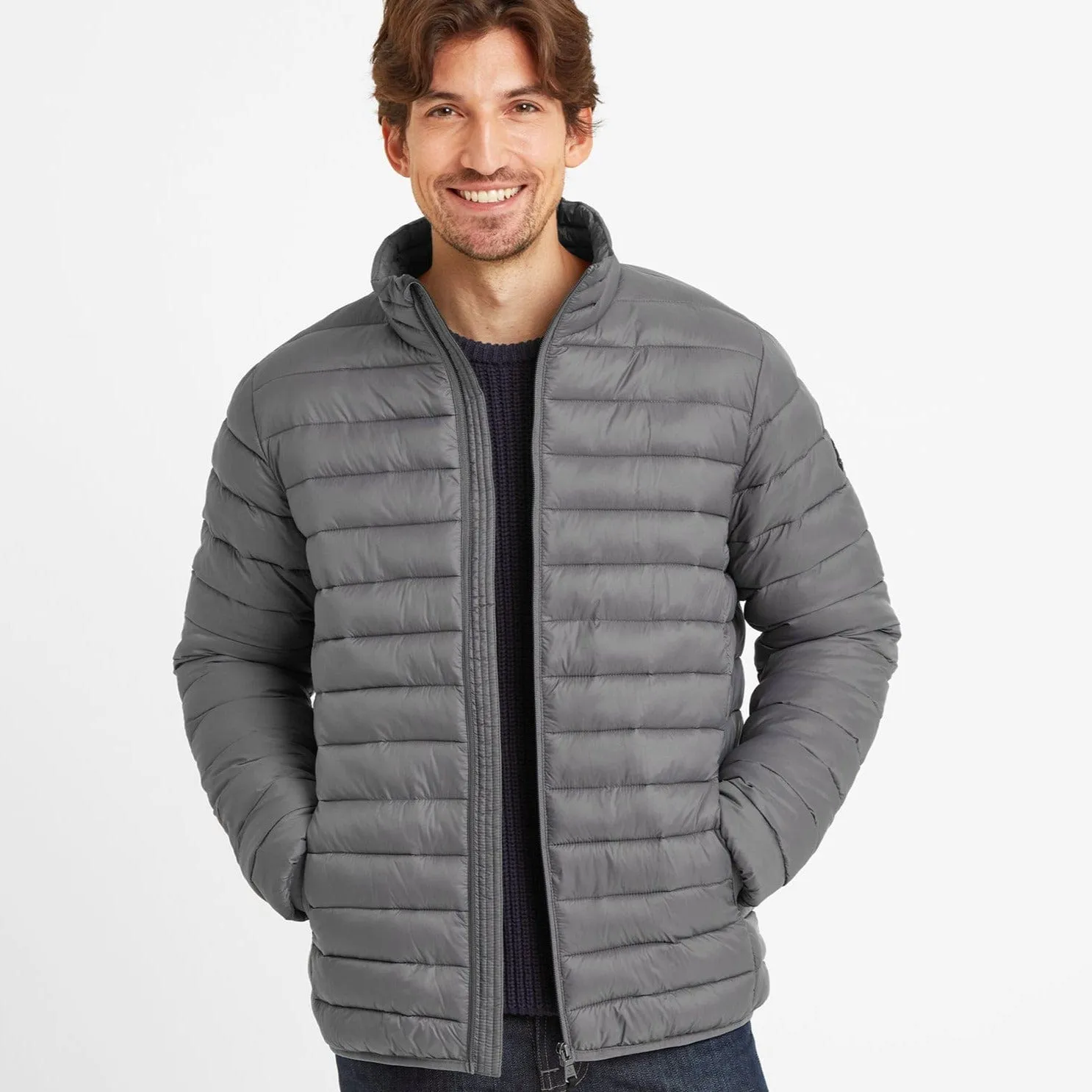 Gibson Mens Insulated Padded Jacket - Steel