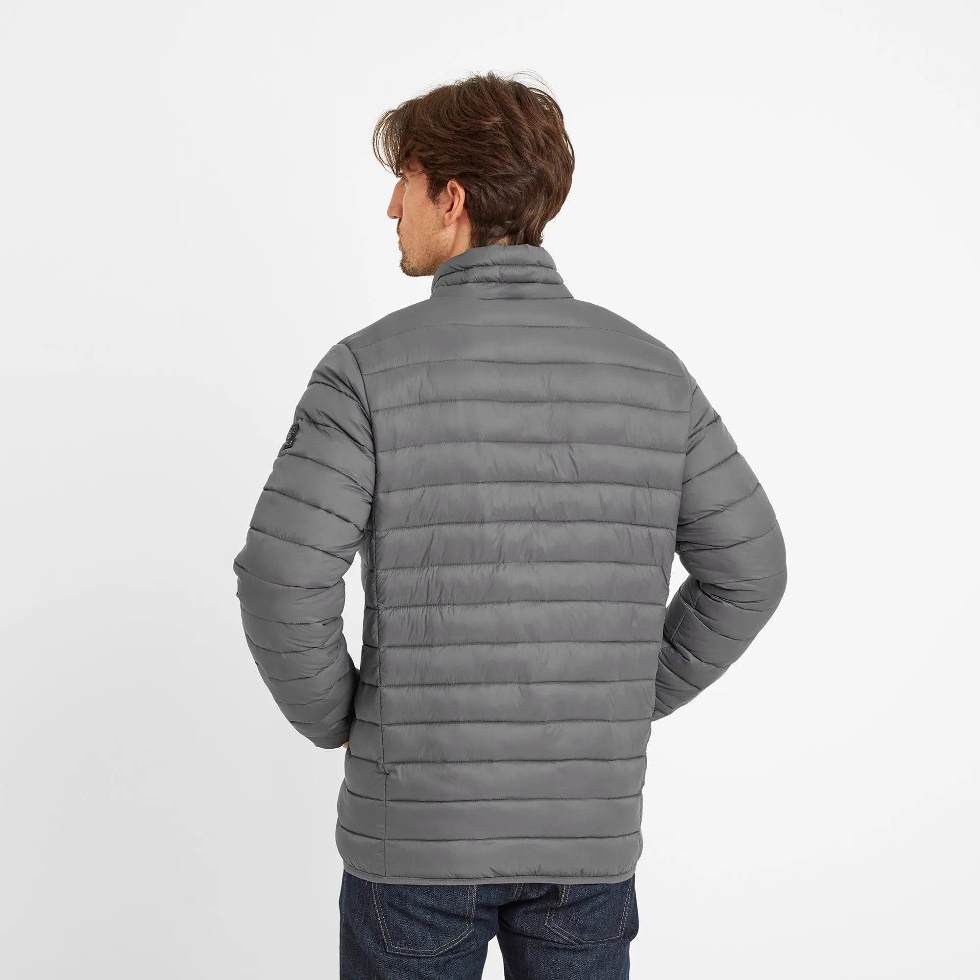 Gibson Mens Insulated Padded Jacket - Steel