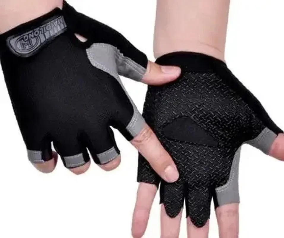 Half Finger Gloves Gym Fitness Anti-Slip Women Men Gel Pad Gloves Gym Cycling Fingerless Gloves Bicycle Accessories