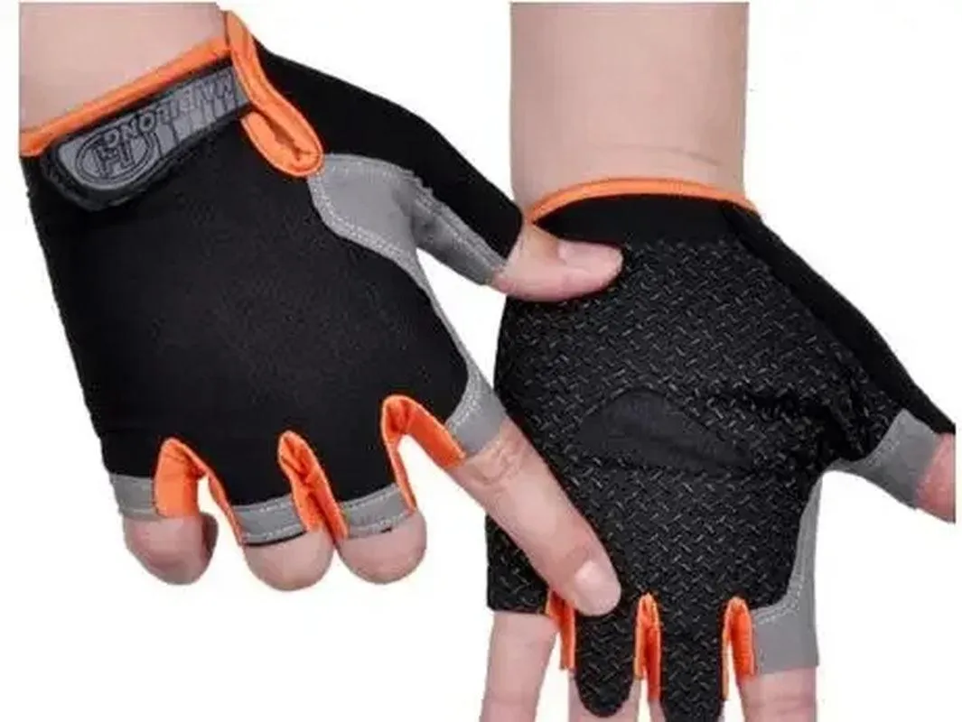 Half Finger Gloves Gym Fitness Anti-Slip Women Men Gel Pad Gloves Gym Cycling Fingerless Gloves Bicycle Accessories