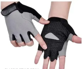 Half Finger Gloves Gym Fitness Anti-Slip Women Men Gel Pad Gloves Gym Cycling Fingerless Gloves Bicycle Accessories