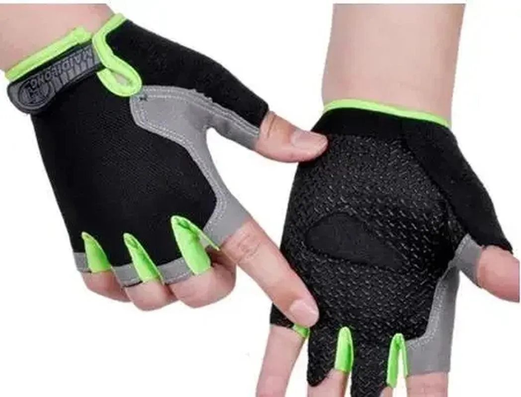 Half Finger Gloves Gym Fitness Anti-Slip Women Men Gel Pad Gloves Gym Cycling Fingerless Gloves Bicycle Accessories