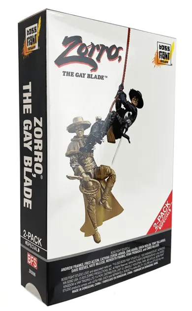 Hero H.A.C.K.S. Zorro Action Figure: The Gay Blade Collectors 2-pack Edition