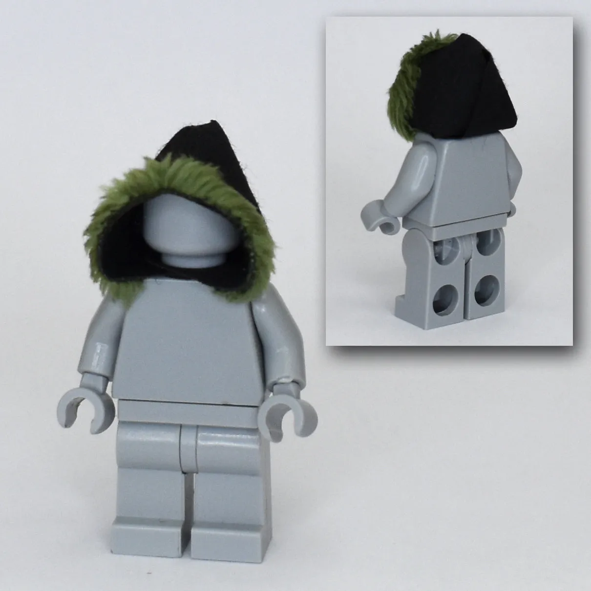 Hood Black with Color Fur