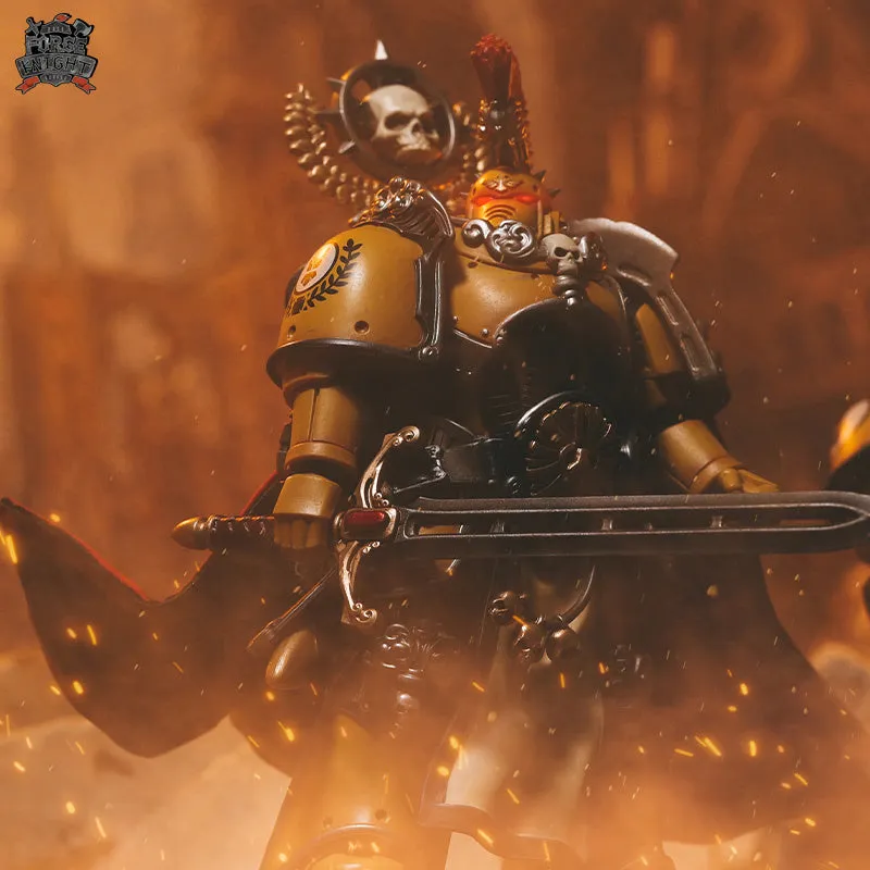 【IN STOCK】Custom wired cape set for Joytoy “Warhammer The Horus Heresy” 1/18  Imperial Fists Legion Praetor with Power Sword