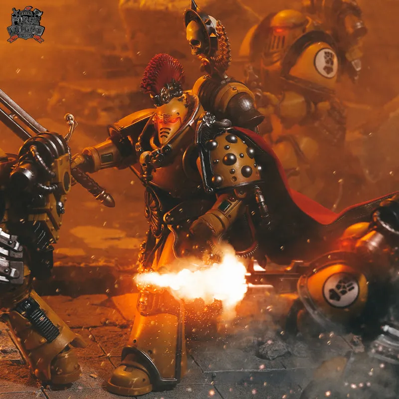 【IN STOCK】Custom wired cape set for Joytoy “Warhammer The Horus Heresy” 1/18  Imperial Fists Legion Praetor with Power Sword