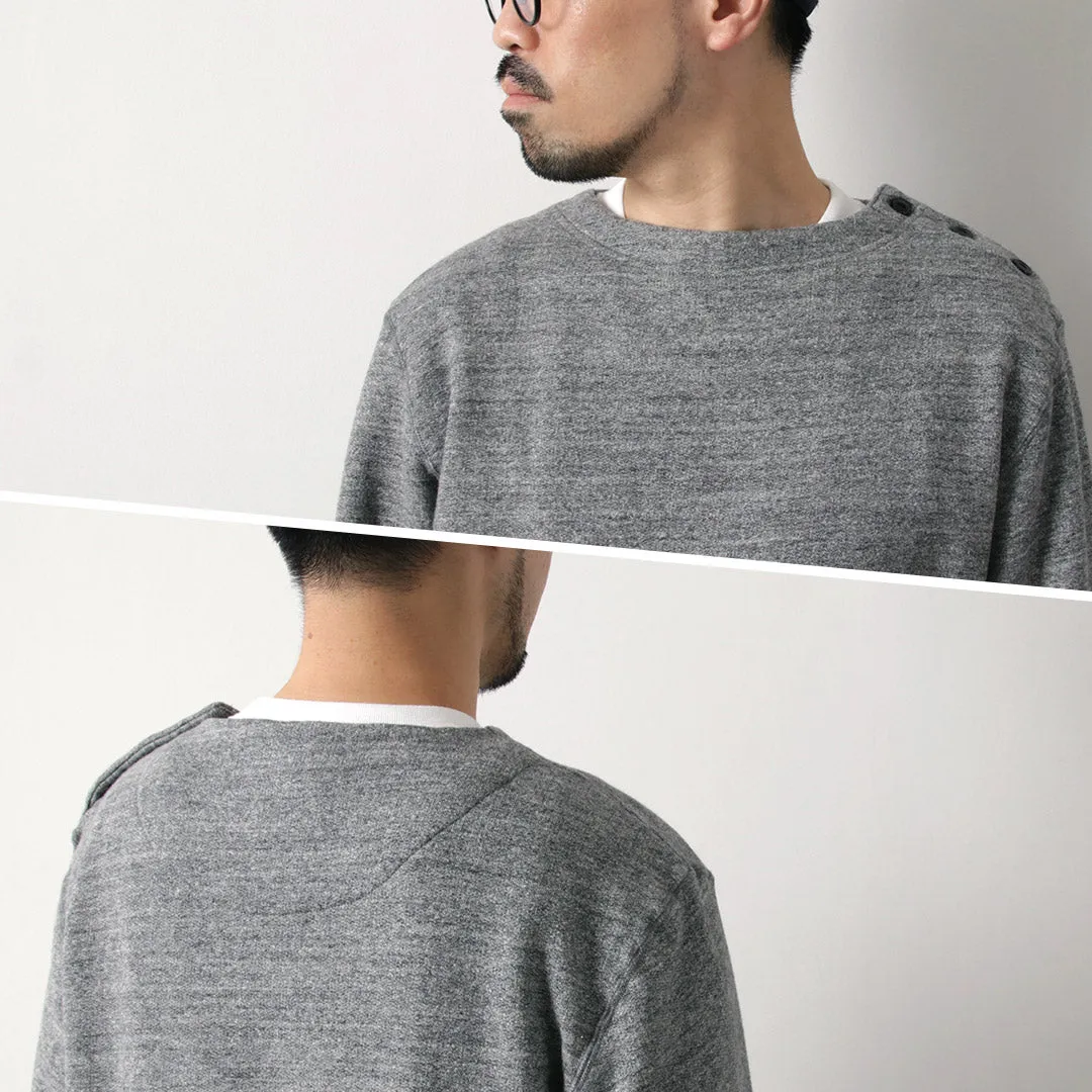 KEPANI / Raffy Lined Boatneck Sweatshirt Basque Shirt