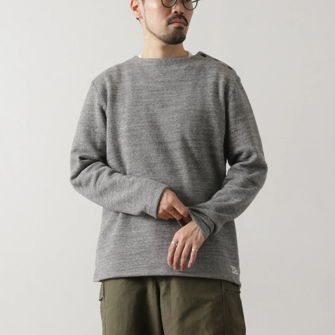 KEPANI / Raffy Lined Boatneck Sweatshirt Basque Shirt