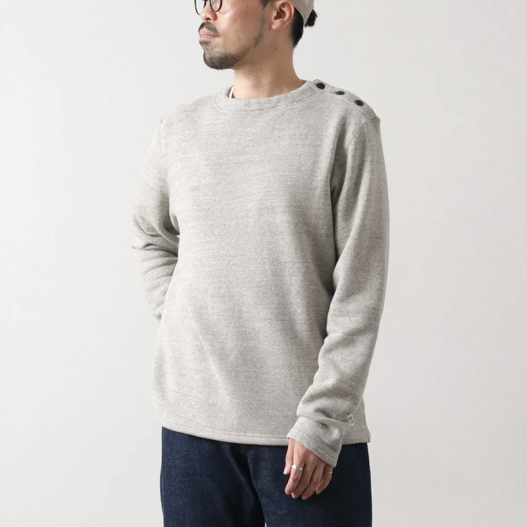 KEPANI / Raffy Lined Boatneck Sweatshirt Basque Shirt