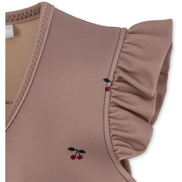 Konges Sløjd Neoprene Swim Vest Frill Cherry