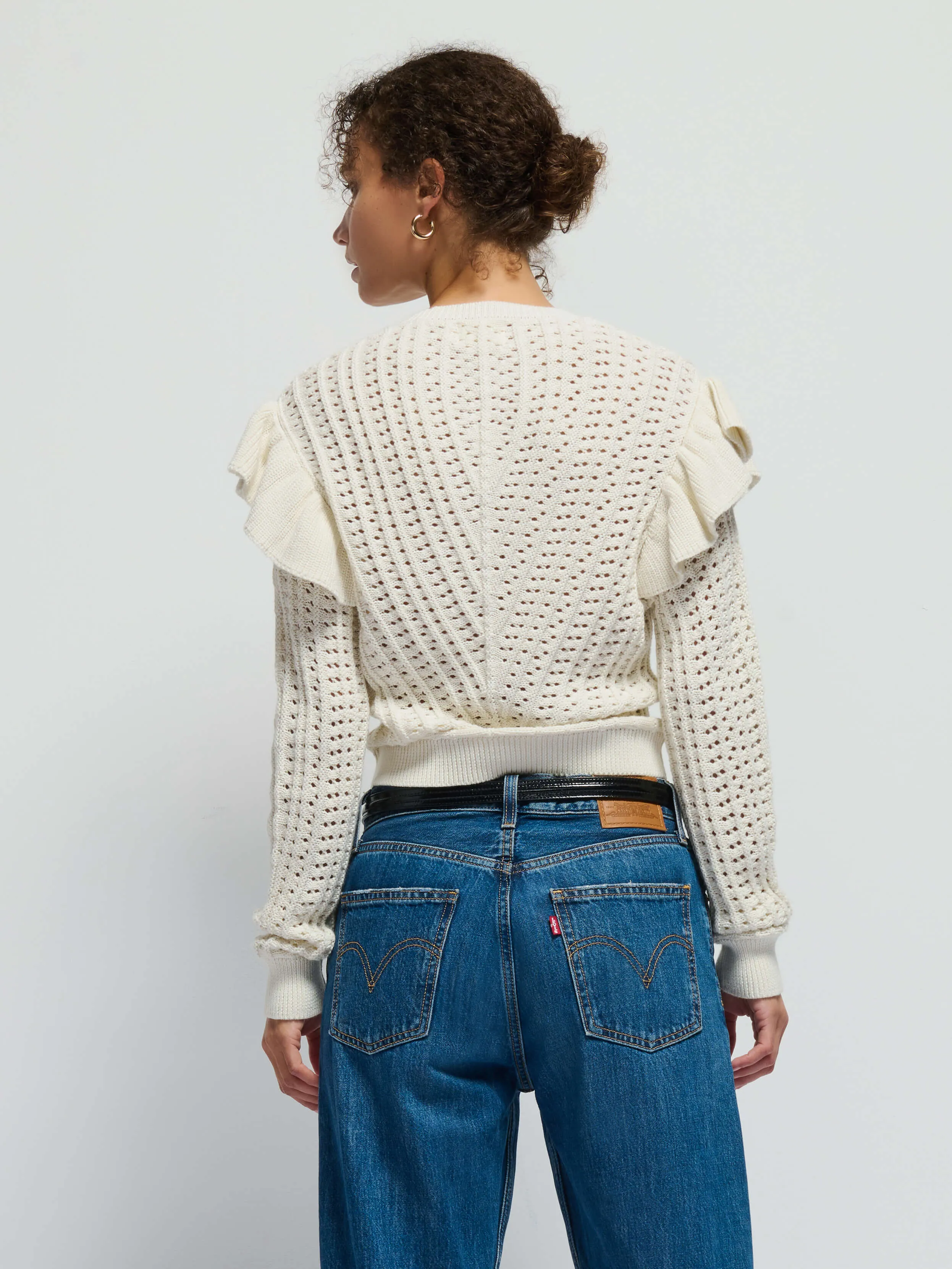 Nation LTD - Kay Pullover in Porcelain