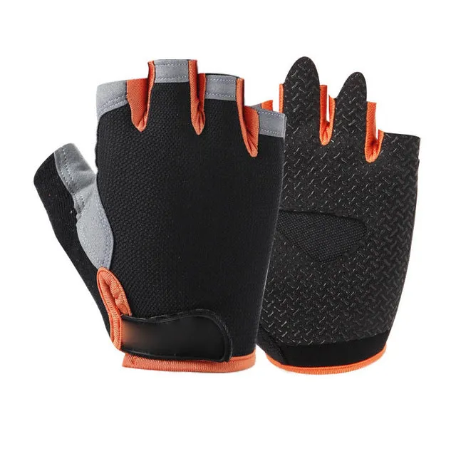Non-slip Fingerless Fitness Gloves