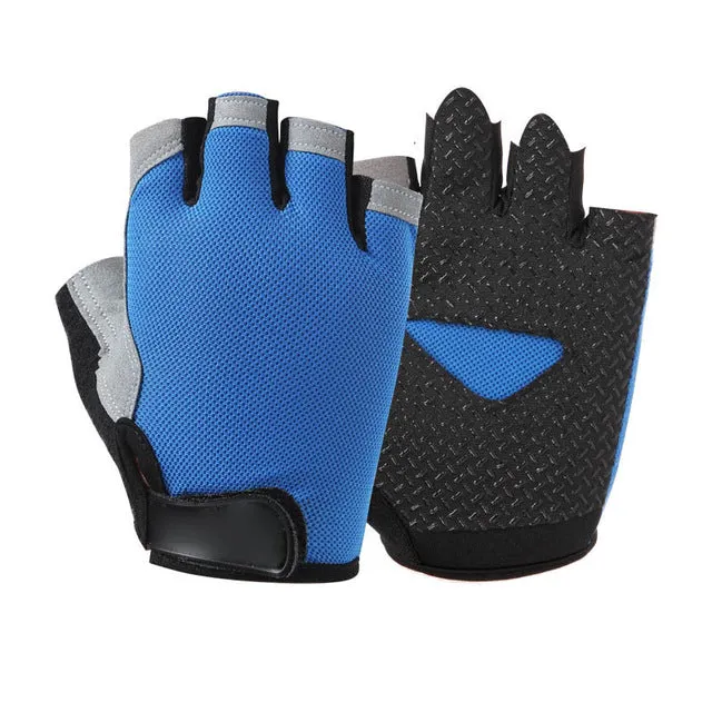 Non-slip Fingerless Fitness Gloves