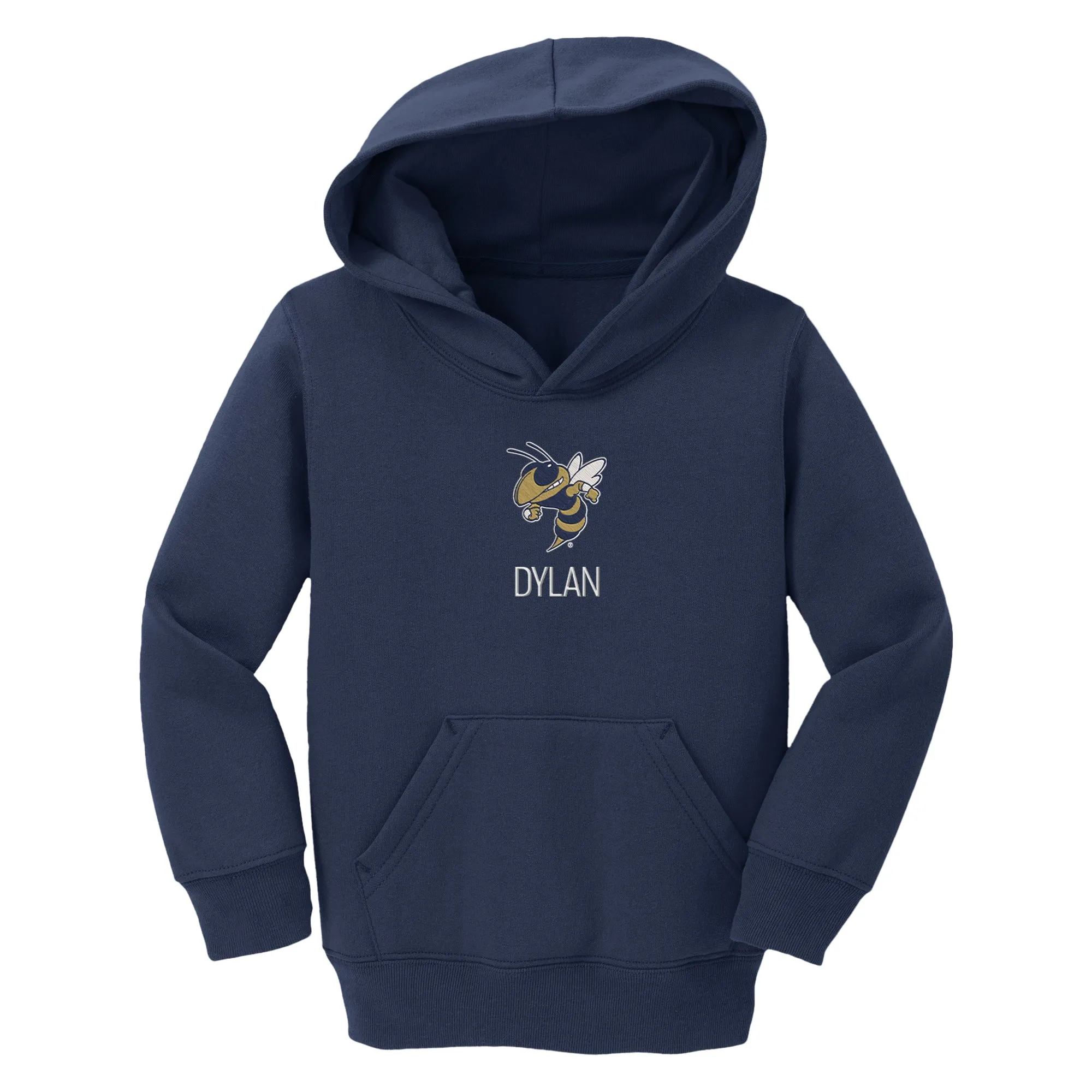 Personalized Georgia Tech Yellow Jackets Buzz Toddler Pullover Sweatshirt