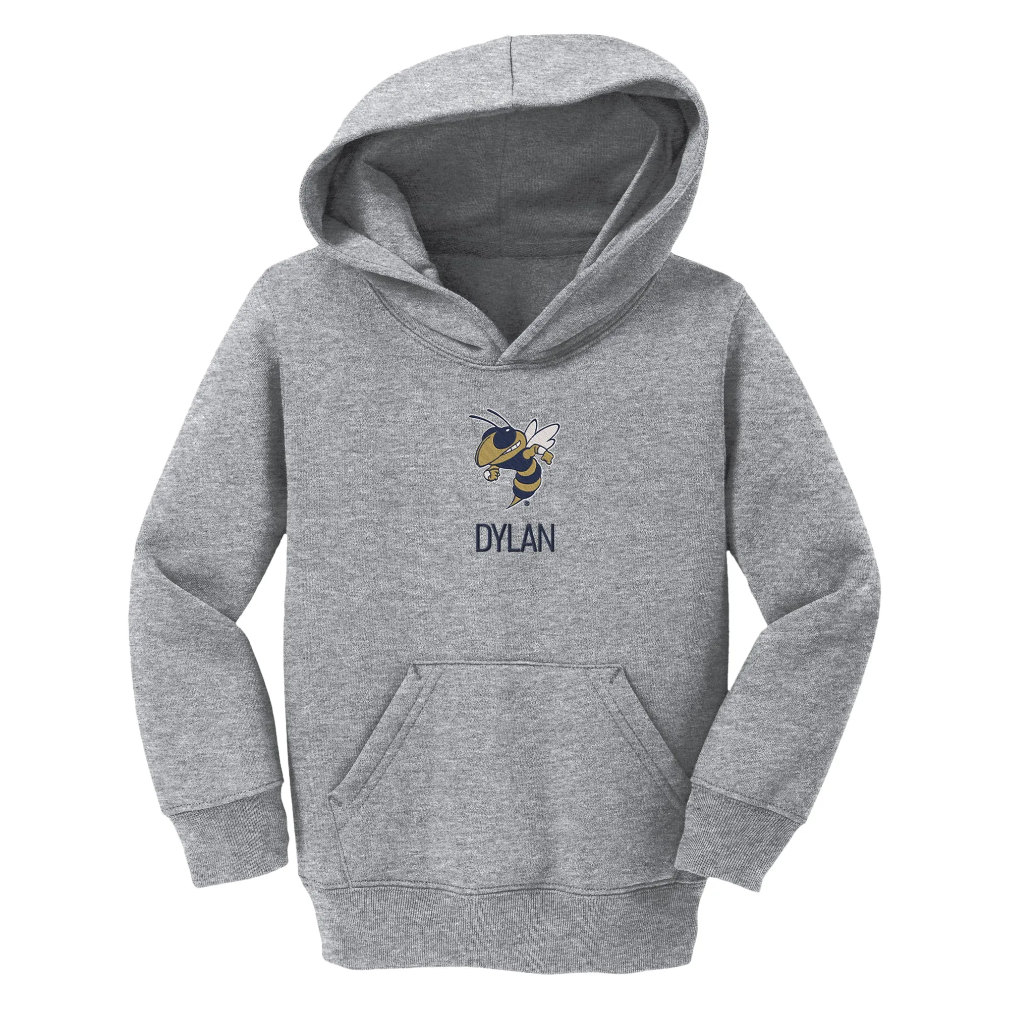 Personalized Georgia Tech Yellow Jackets Buzz Toddler Pullover Sweatshirt