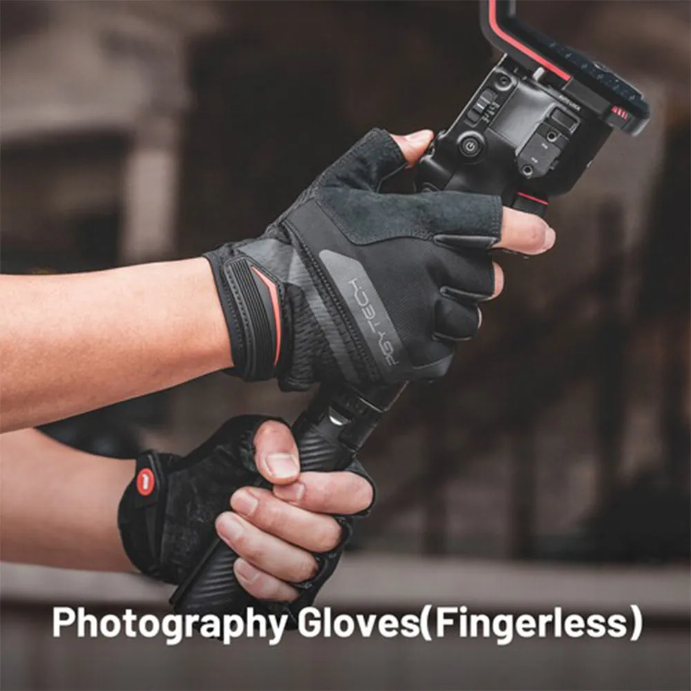 PGYTECH Fingerless Photography Gloves for Above 10°C Shooting Temperatures with Breathable Fabric and Anti-Slip Grip Design - Medium (17x8cm), Large (18x9cm) | P-GM-207 P-GM-208