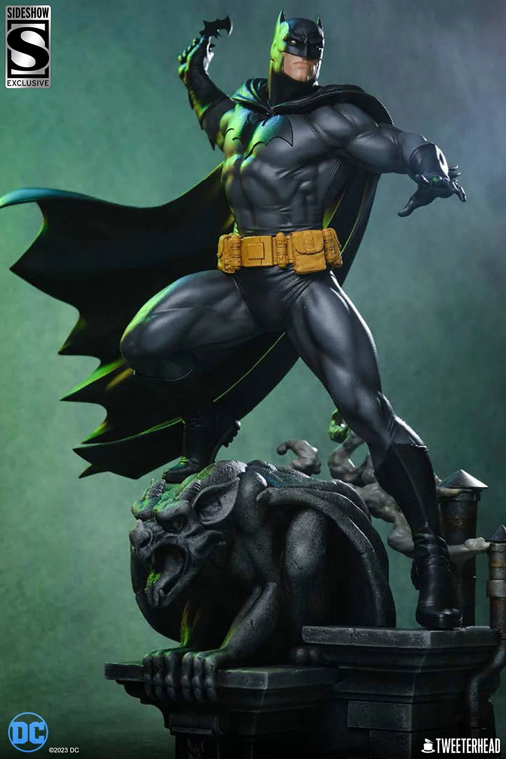 PRE-ORDER: Tweeterhead Batman (Black and Gray Edition) Limited Edition Exclusive Quarter Scale Maquette