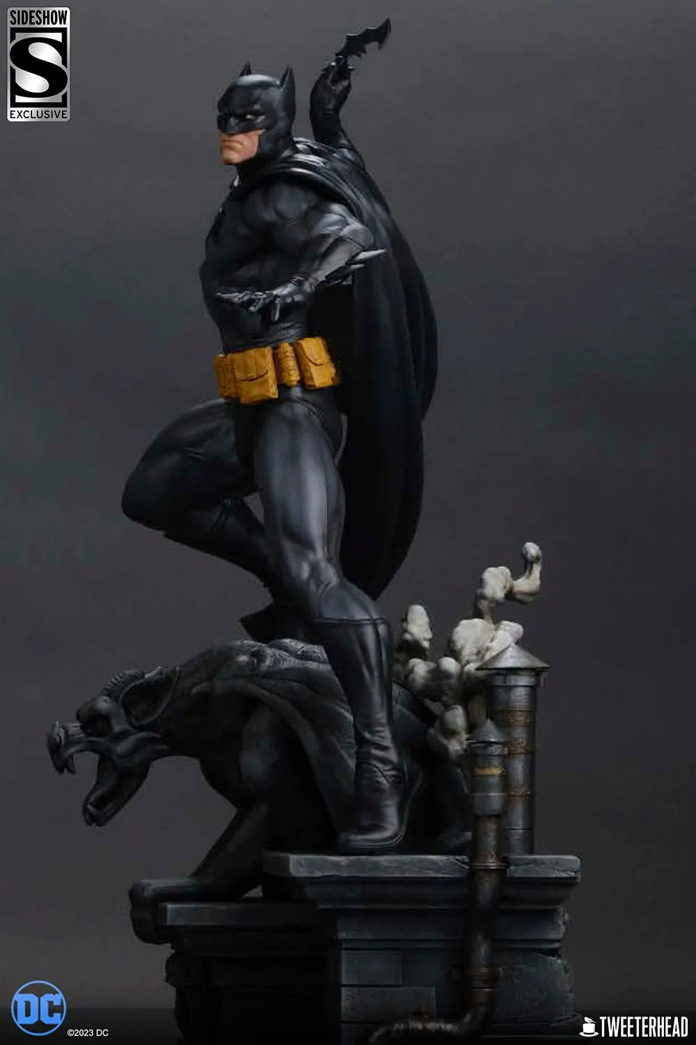 PRE-ORDER: Tweeterhead Batman (Black and Gray Edition) Limited Edition Exclusive Quarter Scale Maquette