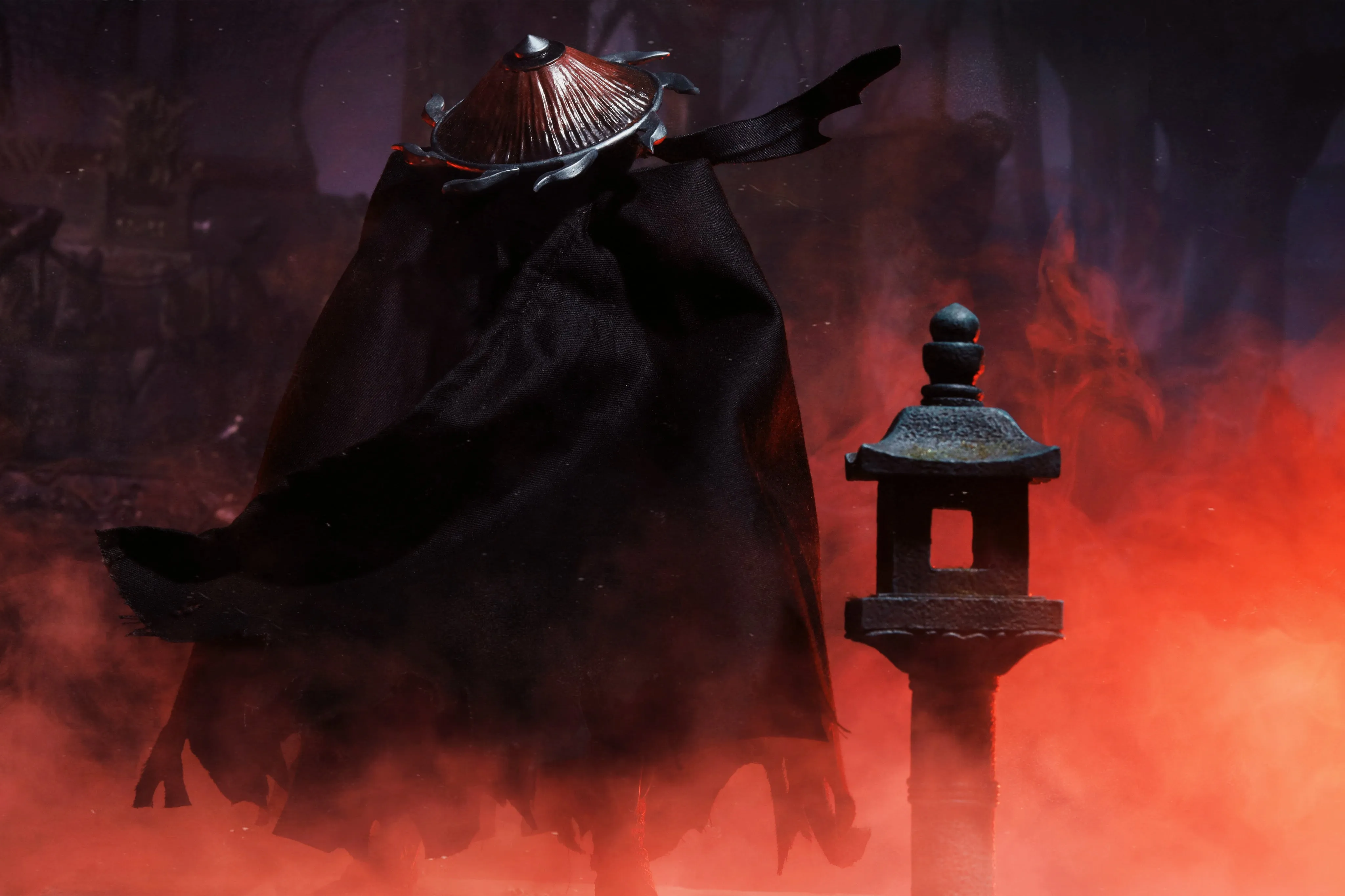 【READY FOR SHIP】Custom cape set for Mcfarlane MK spawn Malefik