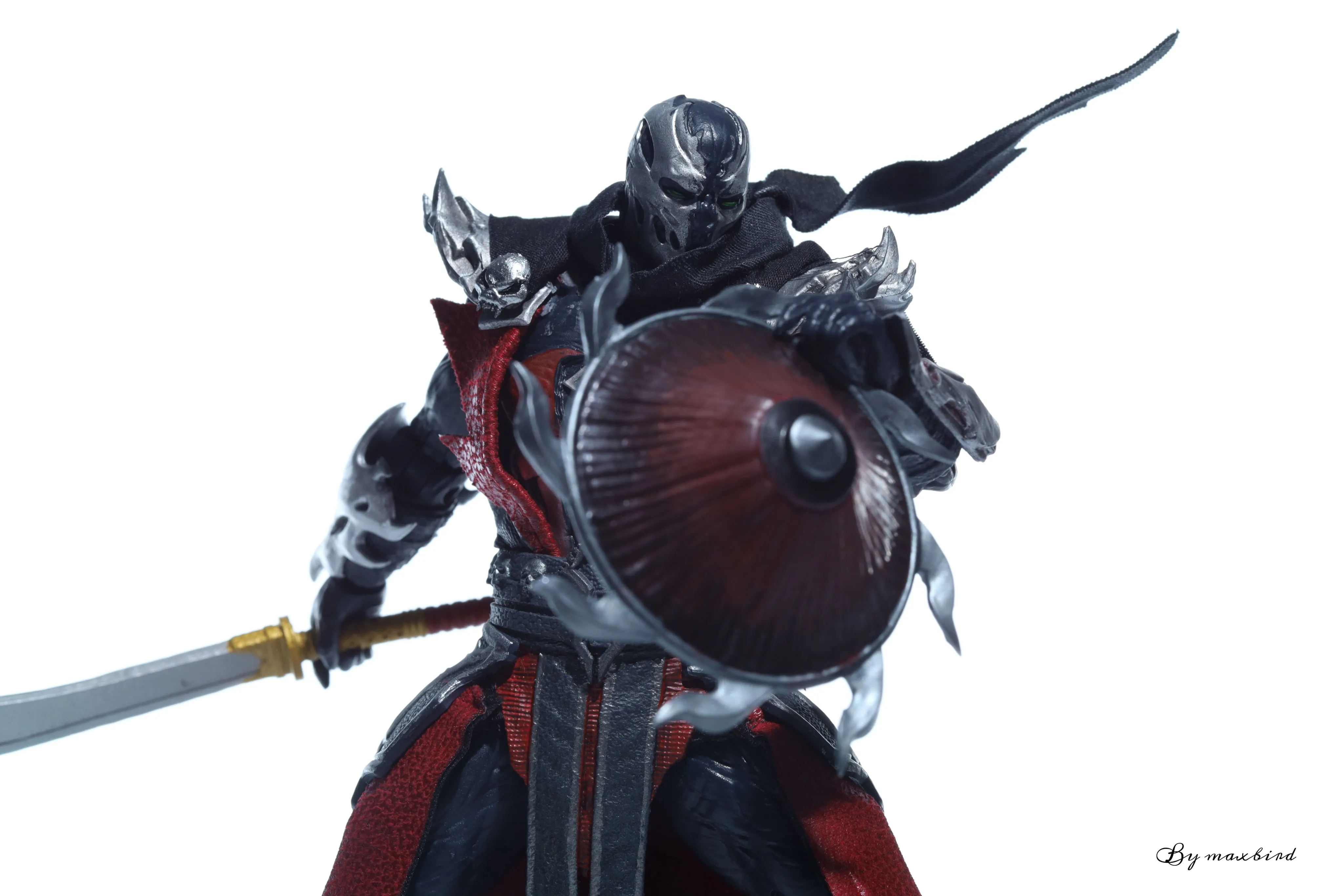 【READY FOR SHIP】Custom cape set for Mcfarlane MK spawn Malefik