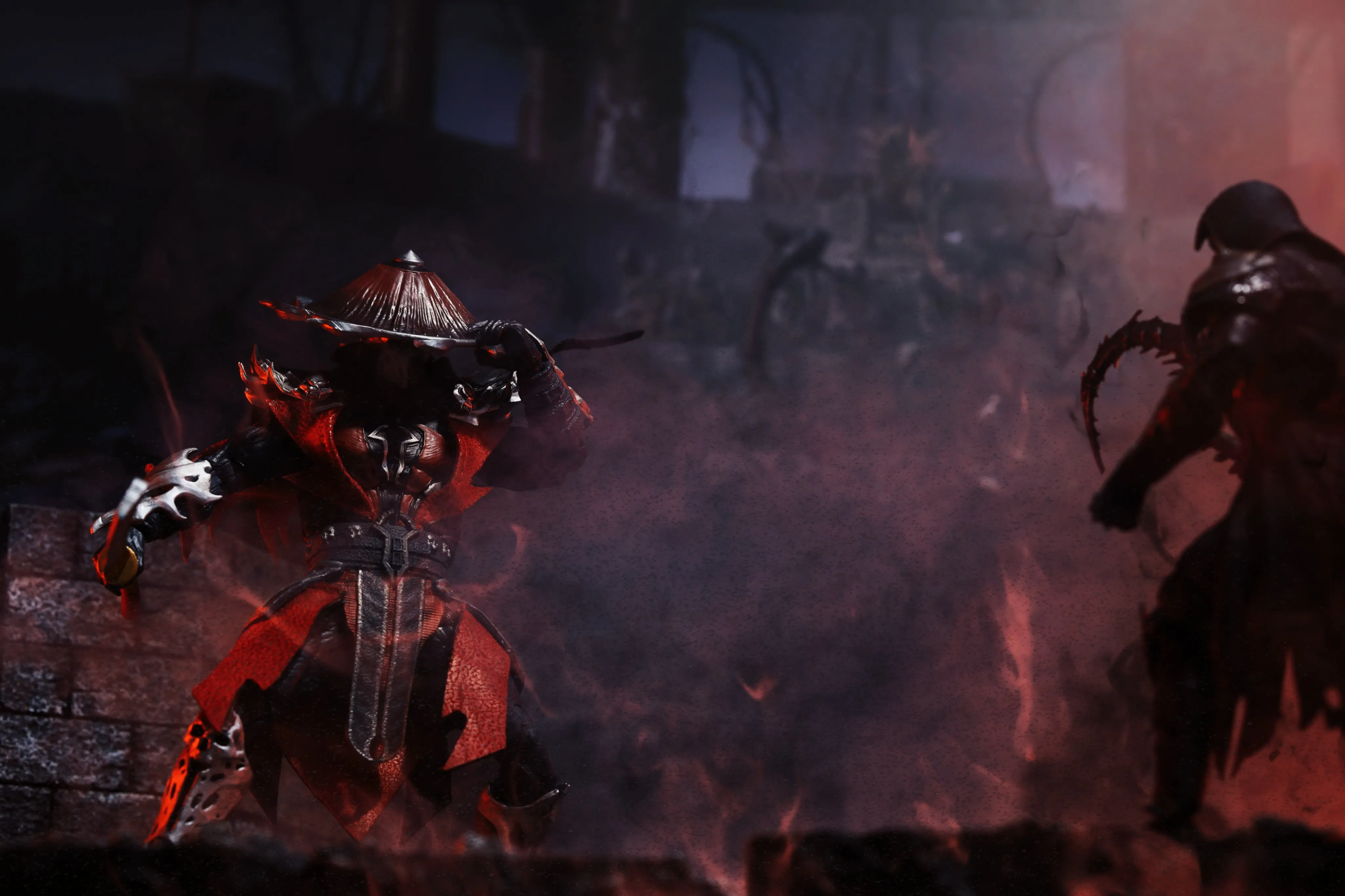 【READY FOR SHIP】Custom cape set for Mcfarlane MK spawn Malefik