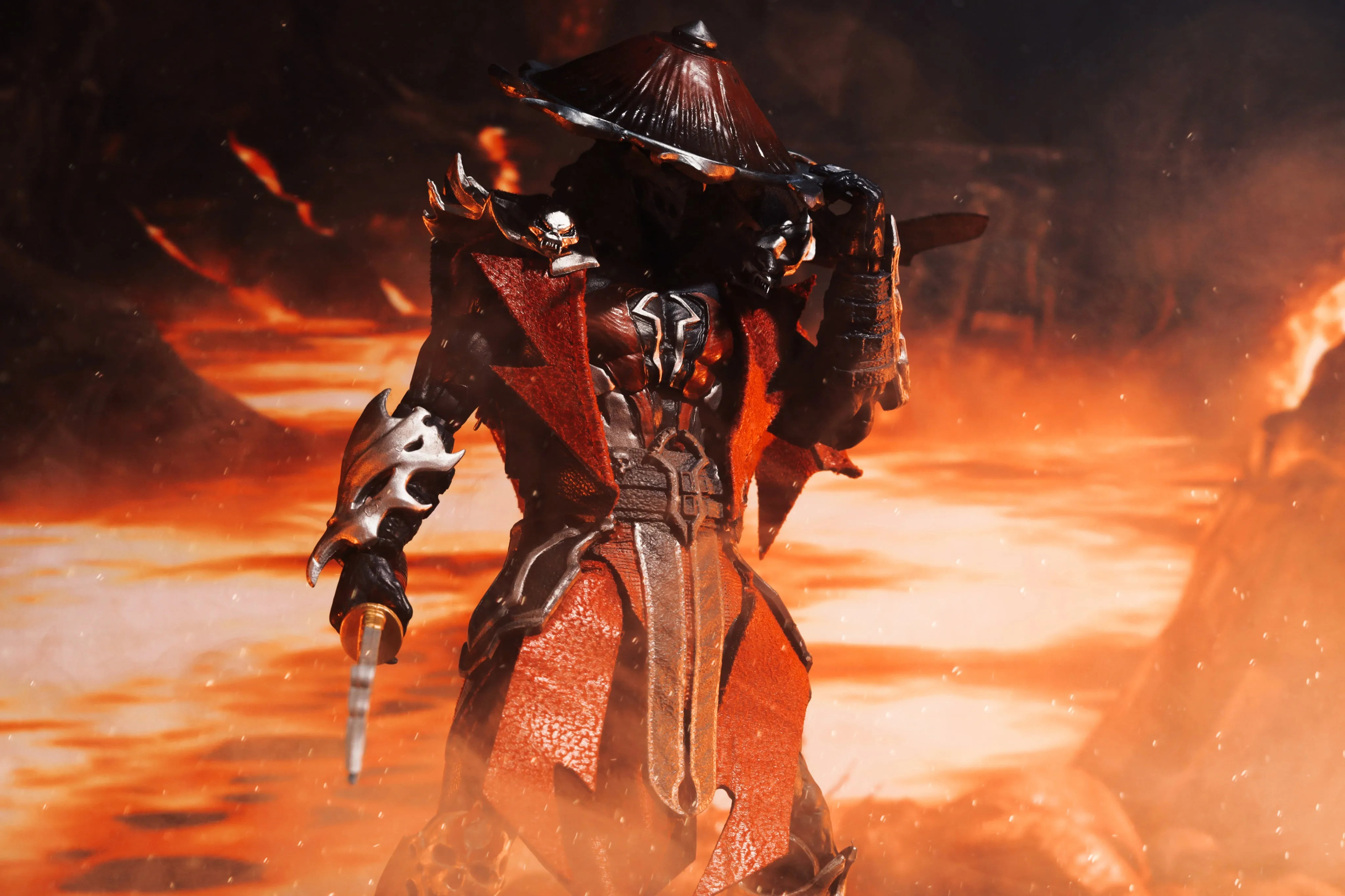 【READY FOR SHIP】Custom cape set for Mcfarlane MK spawn Malefik