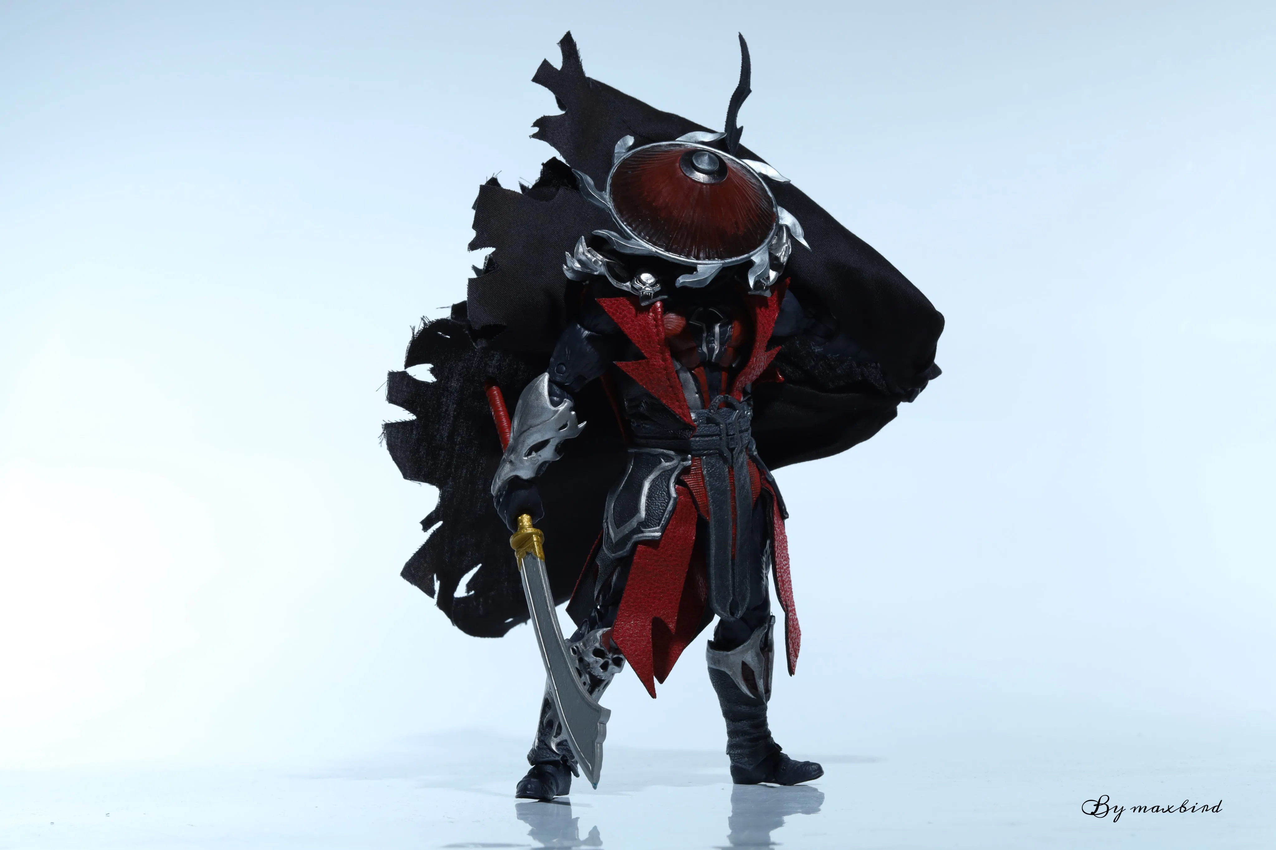 【READY FOR SHIP】Custom cape set for Mcfarlane MK spawn Malefik