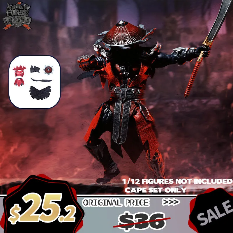 【READY FOR SHIP】Custom cape set for Mcfarlane MK spawn Malefik