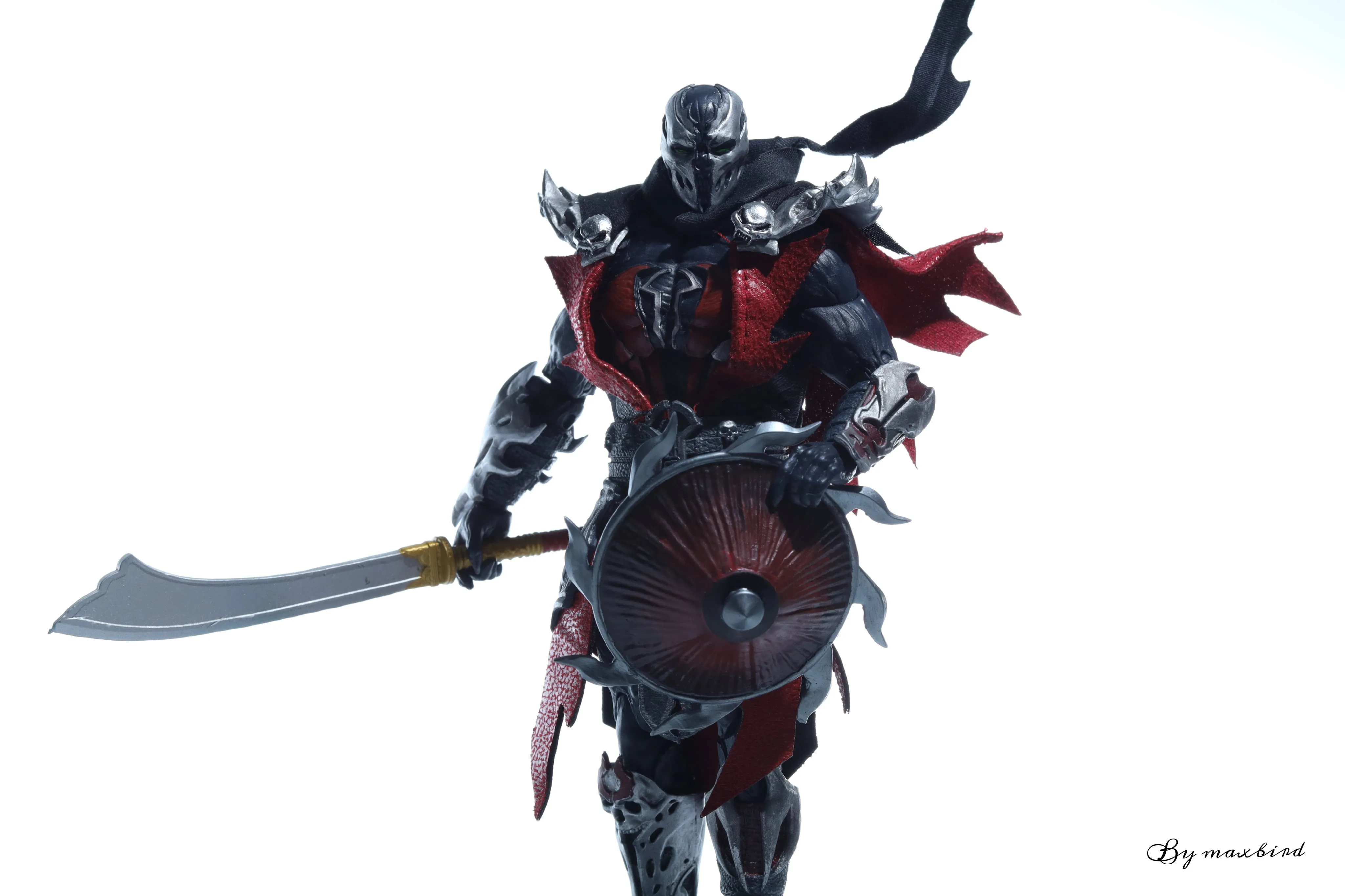 【READY FOR SHIP】Custom cape set for Mcfarlane MK spawn Malefik