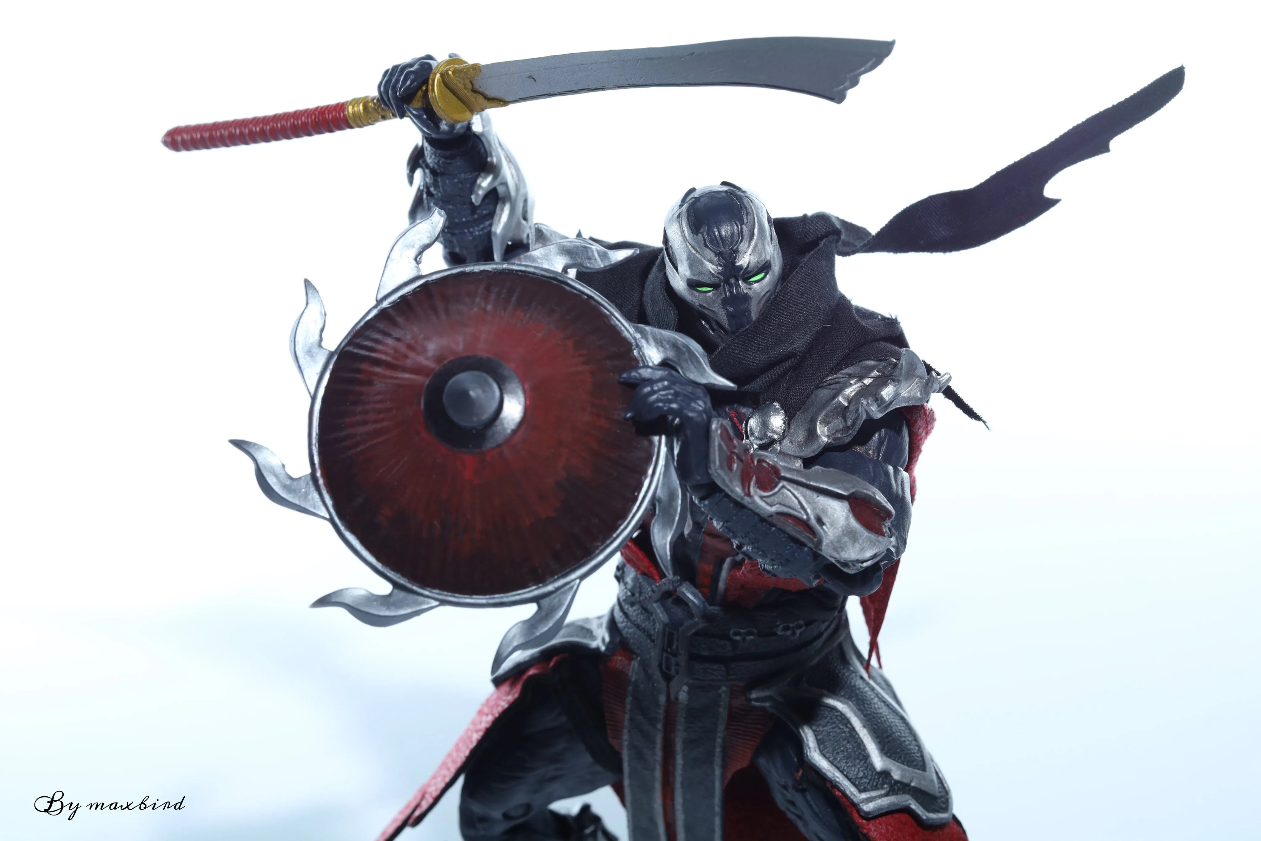 【READY FOR SHIP】Custom cape set for Mcfarlane MK spawn Malefik