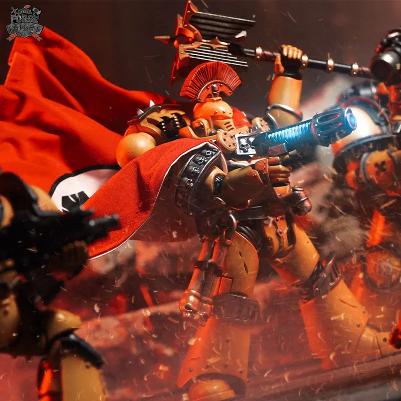 【READY FOR SHIP】Custom wired cape set for Joytoy “Warhammer The Horus Heresy” 1/18 Imperial Fists Legion Chaplain Consul