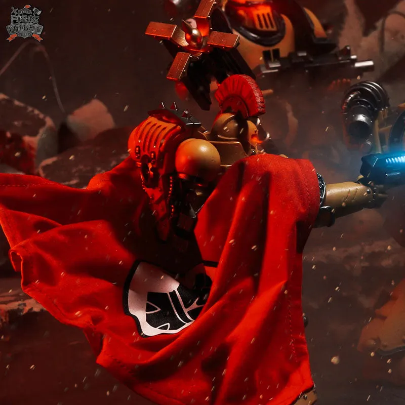 【READY FOR SHIP】Custom wired cape set for Joytoy “Warhammer The Horus Heresy” 1/18 Imperial Fists Legion Chaplain Consul