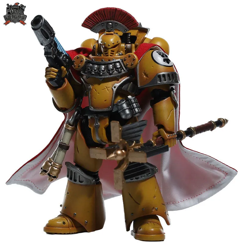 【READY FOR SHIP】Custom wired cape set for Joytoy “Warhammer The Horus Heresy” 1/18 Imperial Fists Legion Chaplain Consul