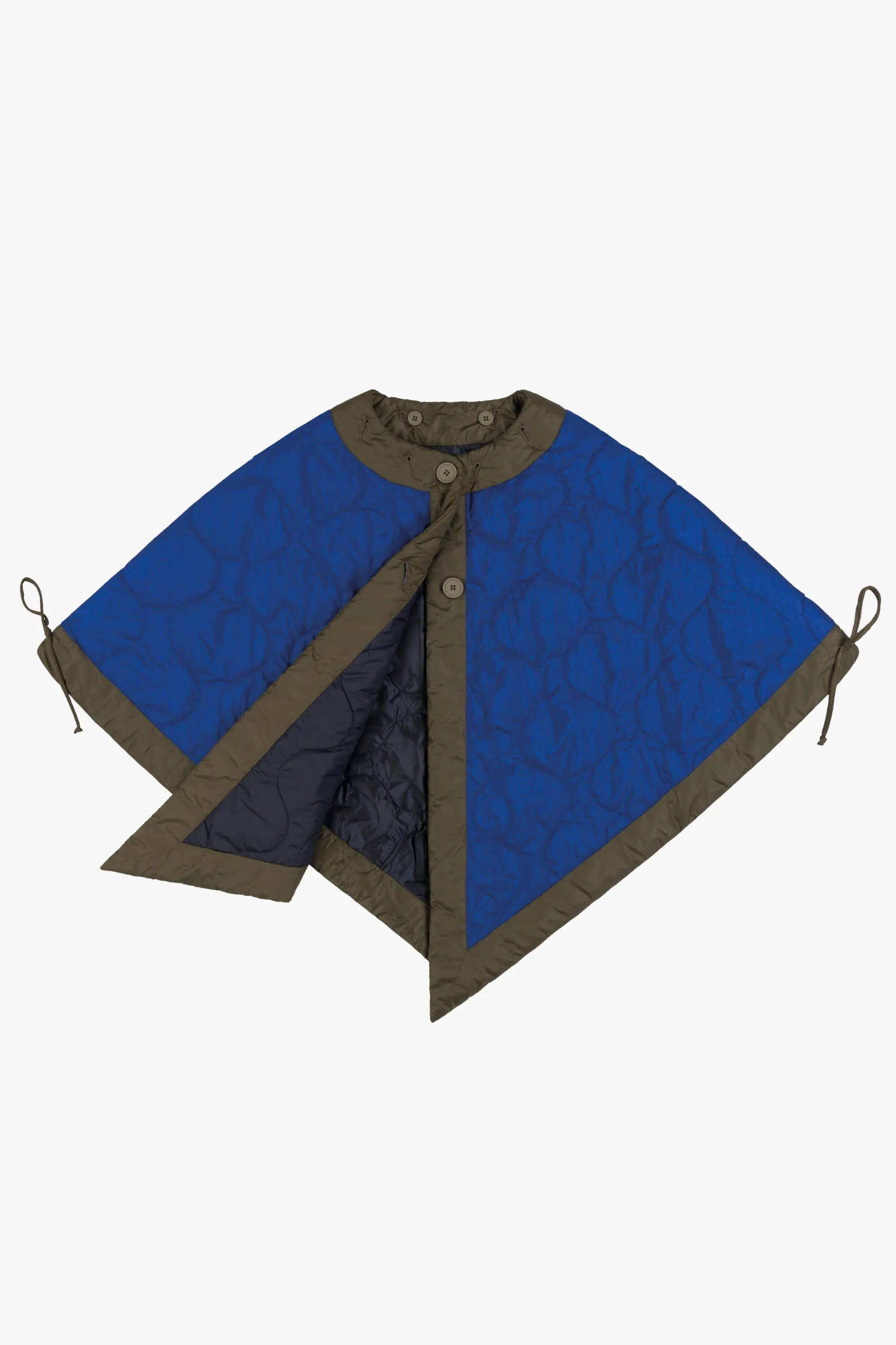 Signature Quilt Cape - Midnight / Cobalt