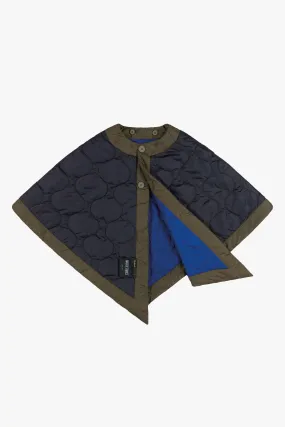 Signature Quilt Cape - Midnight / Cobalt